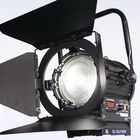 배터리 전원을 사용하는 높은 광선 출력 200W LED 프레넬 빛 일광 영화와 스튜디오 점화를 위해 협력 업체