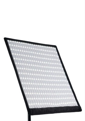 Portable Roll-up LED Light Adjustable Color Temperature 3200K-5600K Remote Control 200W Grid Softbox for Photography Live 공급자